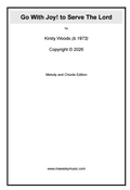 Go With Joy! To Serve The Lord – Kirsty Woods (Sheet Music)