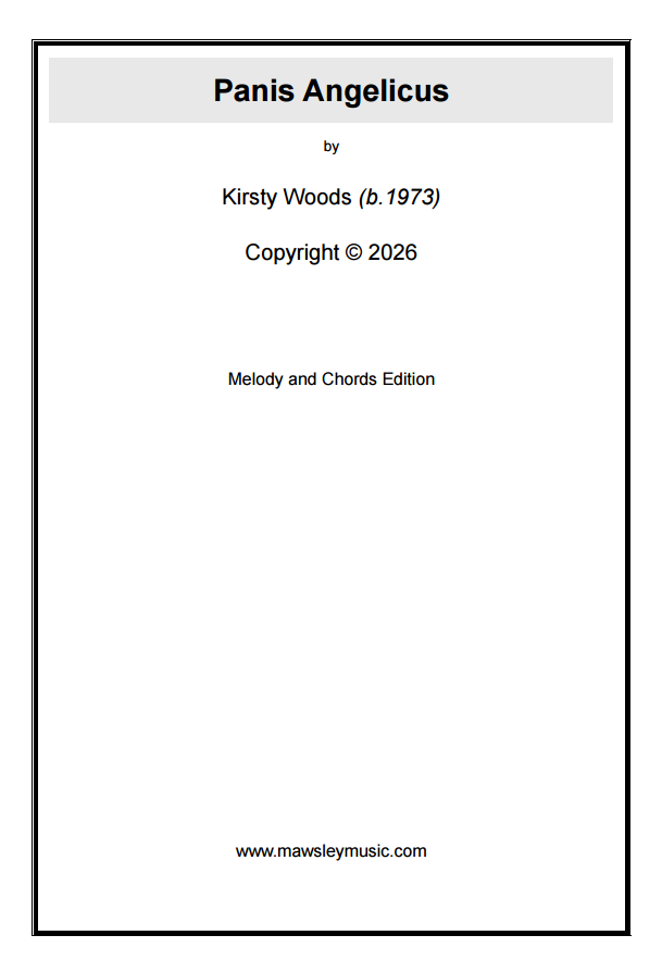 Panis Angelicus -  Kirsty Woods (Sheet Music)