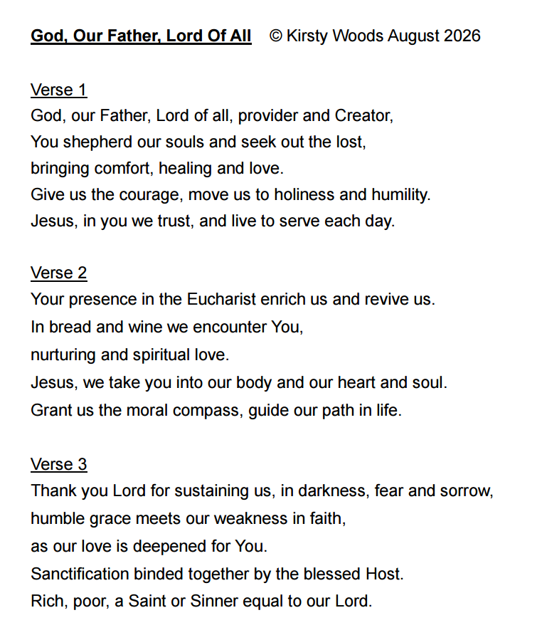 God, Our Father, Lord Of All