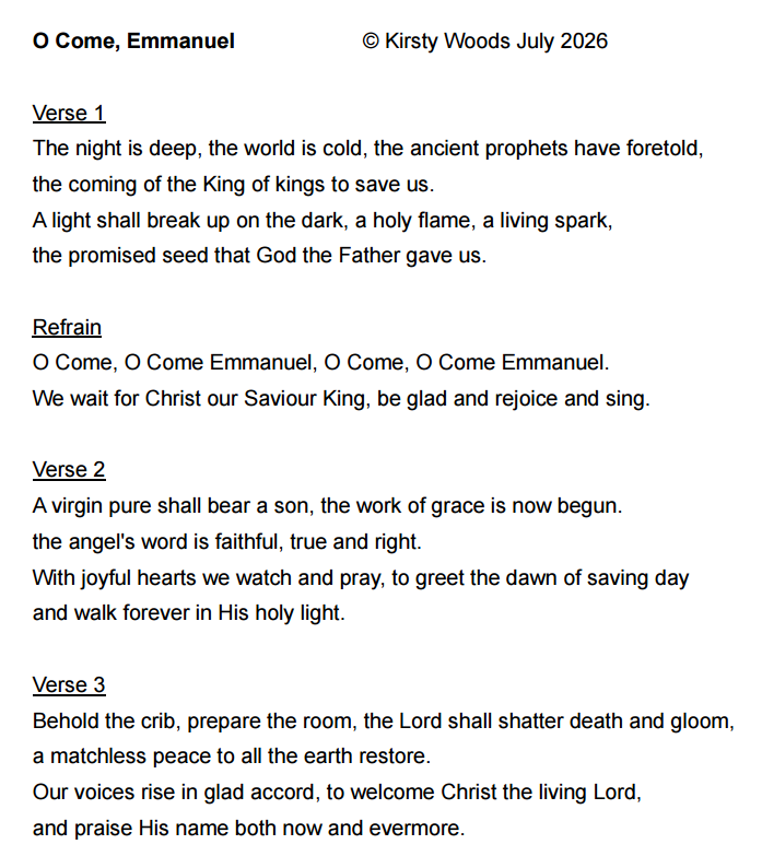 O Come, Emmanuel