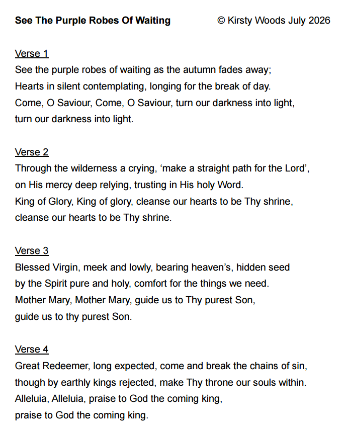 See the Purple Robes of Waiting