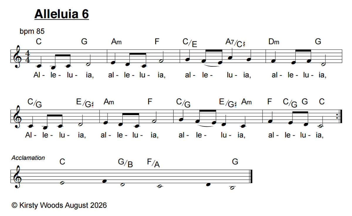 Alleluia 6