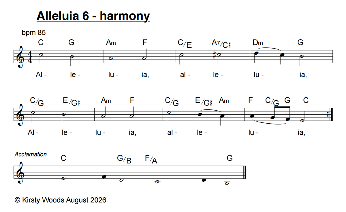 Alleluia 6
